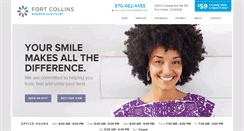 Desktop Screenshot of fortcollinsmoderndentistry.com